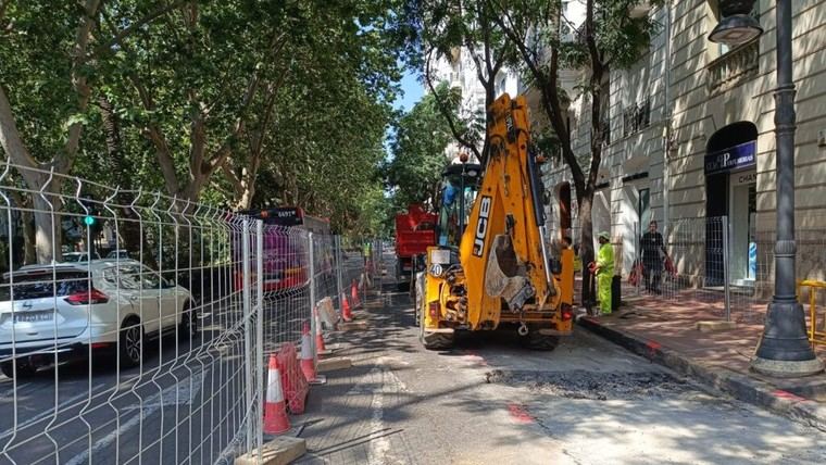 Inician renovación del colector en la Gran Vía Marqués del Túria hasta septiembre