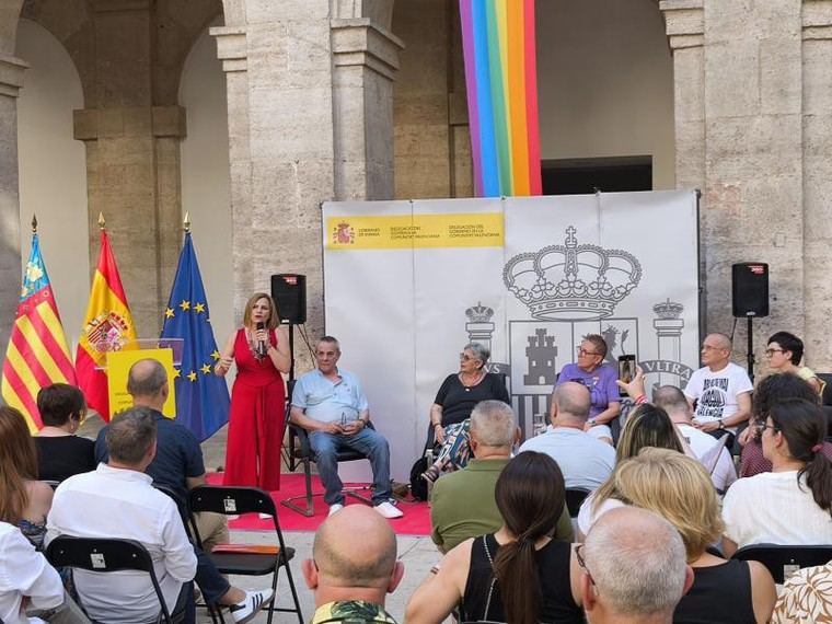 Celebración de 50 años de democracia y derechos LGTBI en Valencia