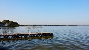 Estudian el fondo del lago de l'Albufera tras la riada de 2024