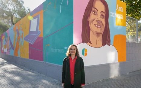 Inauguran mural en homenaje a la investigadora Ana Conesa en Valencia