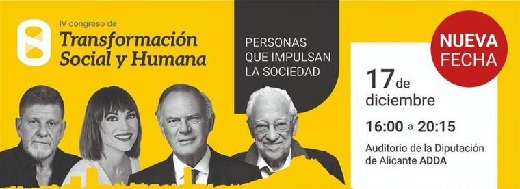 Foro de Transformación Social y Humana en Alicante el 17 de diciembre