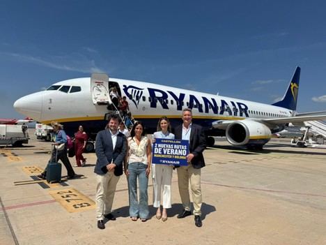 Castellón lanza nuevas rutas a Bolonia y Manchester mientras Ryanair celebra un millón de pasajeros