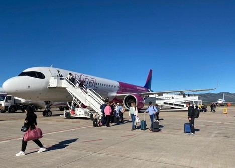 Récord de pasajeros en enero para el aeropuerto de Castellón con un aumento del 14%