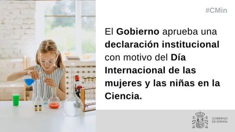 Gobierno aprueba declaración por el Día de las Mujeres y Niñas en la Ciencia