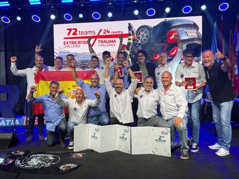 Bomberos de Valencia logran el segundo lugar en Mundial de Rescate en Croacia