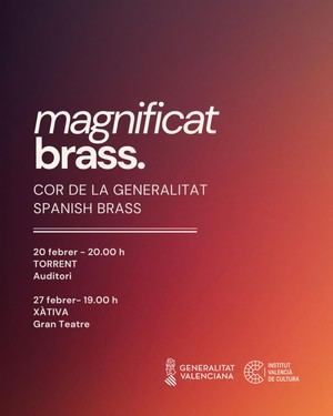 Concierto 'Magnificat Brass' de Cor de la Generalitat y Spanish Brass en Torrent y Xàtiva