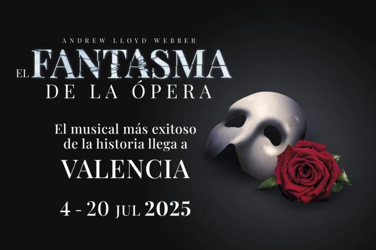 El Fantasma de la Ópera llega a València en julio de 2025