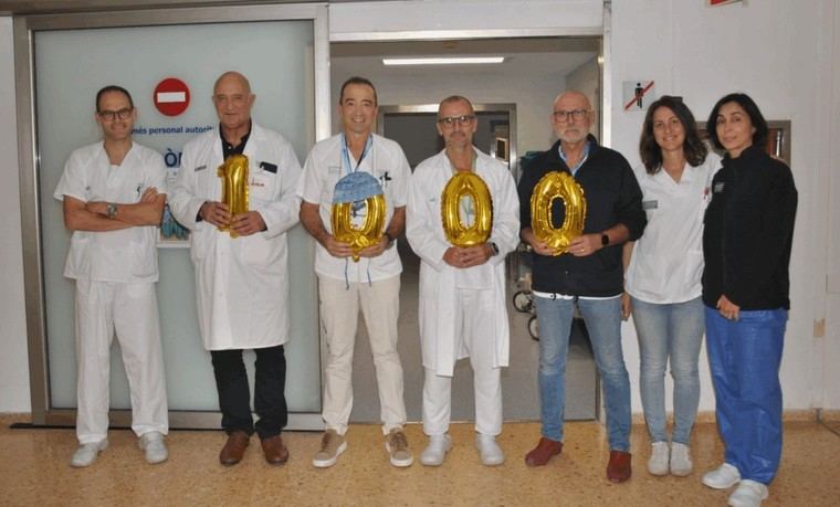 El Hospital General de Castellón alcanza las 1.000 cirugías con el robot Da Vinci
