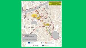 Cierre temporal del paso inferior de Pérez Galdós por obras hasta el miércoles