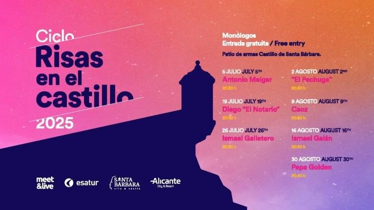 Verano de risas en el Castillo de Santa Bárbara en Alicante