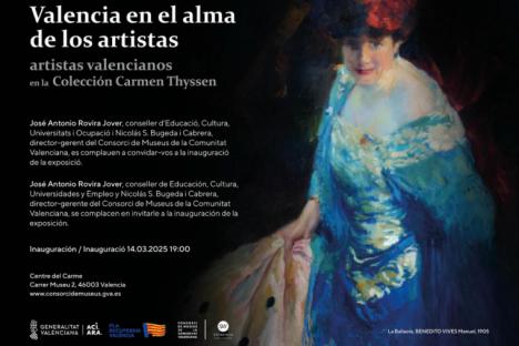Exposición «Valencia en el Alma de los Artistas» en el CCCC hasta junio de 2025