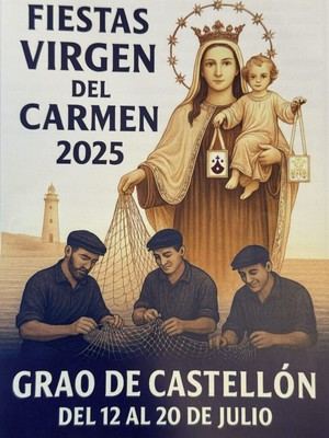Celebración de las Fiestas de la Virgen del Carmen en el Grao
