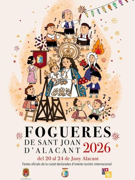 Alicante se prepara para las Fogueres 2026