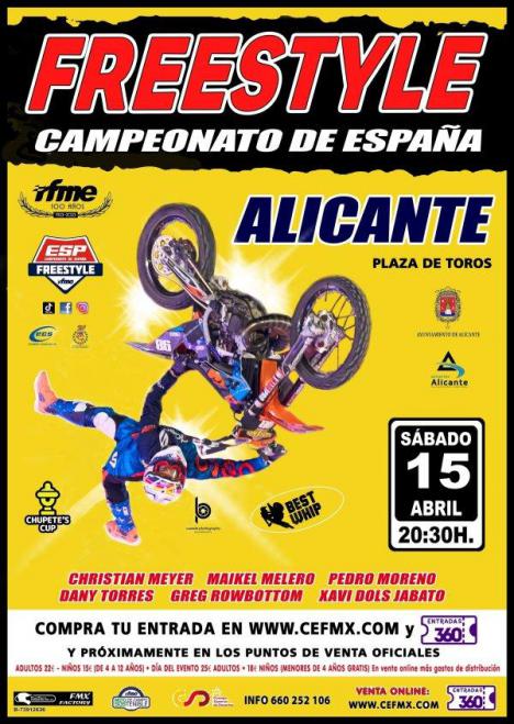 Alicante acoge el Campeonato de España de Freestyle con los mejores pilotos del mundo