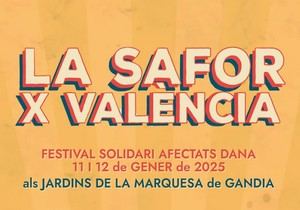 Gandia celebra un festival benéfico para ayudar a víctimas de la DANA
