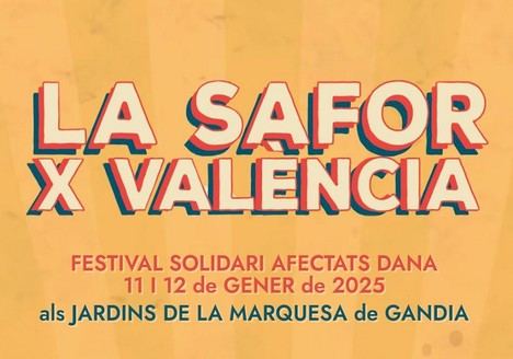 Gandia celebra un festival benéfico para ayudar a víctimas de la DANA