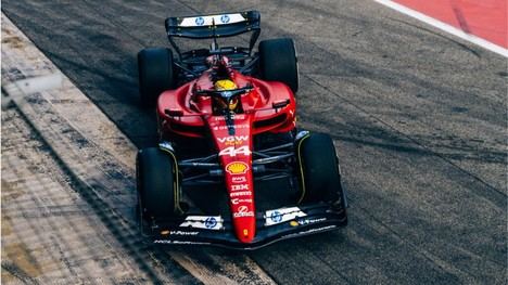 Hamilton sigue adaptándose a Ferrari tras su última sesión en Barcelona