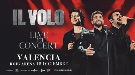 Il Volo se presenta en el Roig Arena de València en diciembre de 2025