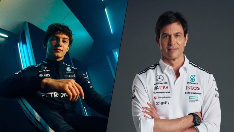 Antonelli se prepara para su debut en F1 con la meta de ganar y aprender en Mercedes