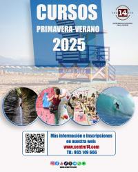 Nuevos cursos de primavera y verano 2025 en el Centro 14
