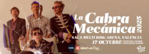 La Cabra Mecánica regresa a València con un concierto en octubre de 2025
