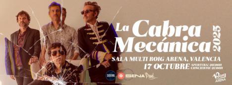 La Cabra Mecánica regresa a València con un concierto en octubre de 2025