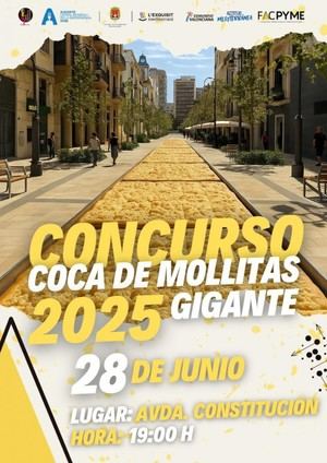 Alicante celebrará la jornada de la coca de mollitas el 28 de junio