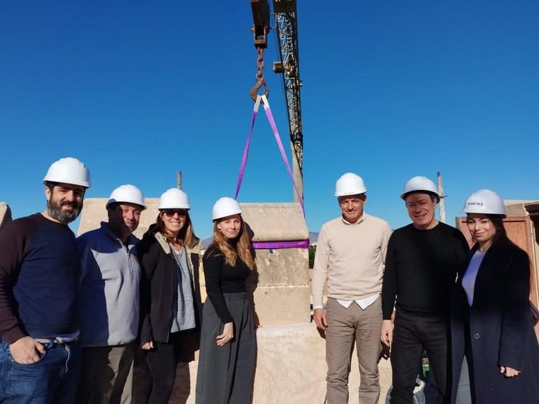 Comienza el desmontaje de la Torre Placia para su restauración en Alicante