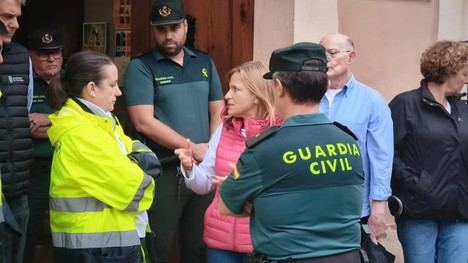 Delegada del Gobierno recorre Carcaixent tras el temporal