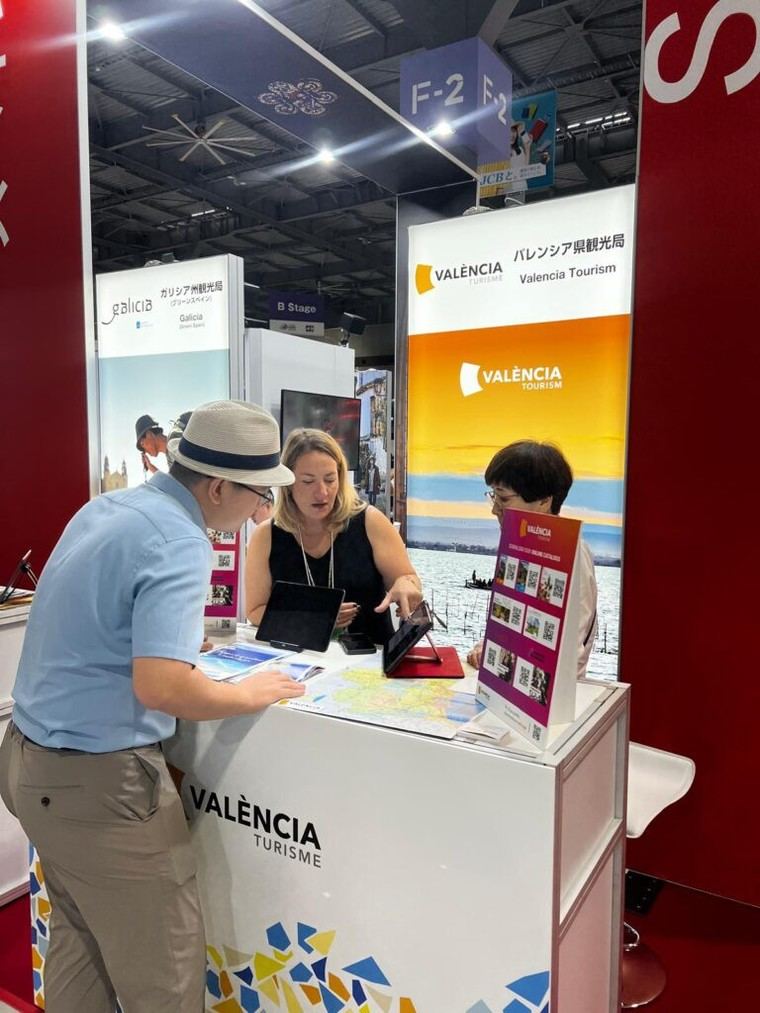 València Turisme presenta sus atractivos en Japón durante la Tourism Expo 2025