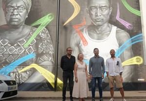 Diputación de Valencia apoya mural sobre diversidad en Sedaví