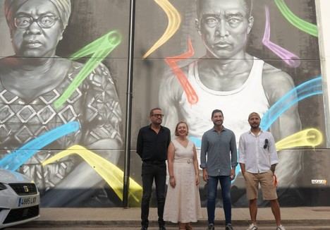 Diputación de Valencia apoya mural sobre diversidad en Sedaví