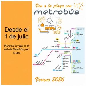 La Generalitat lanza el Metrobús de verano para acceder a las playas de València