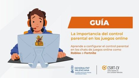 La Generalitat lanza guía para proteger a menores en juegos online