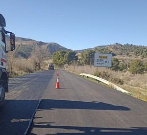 La Generalitat invierte 1,26 millones en mejorar la CV-800 en Xixona