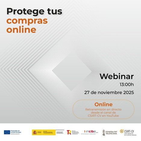 La Generalitat inicia campañas de ciberseguridad para proteger las compras online en Navidad y Black Friday
