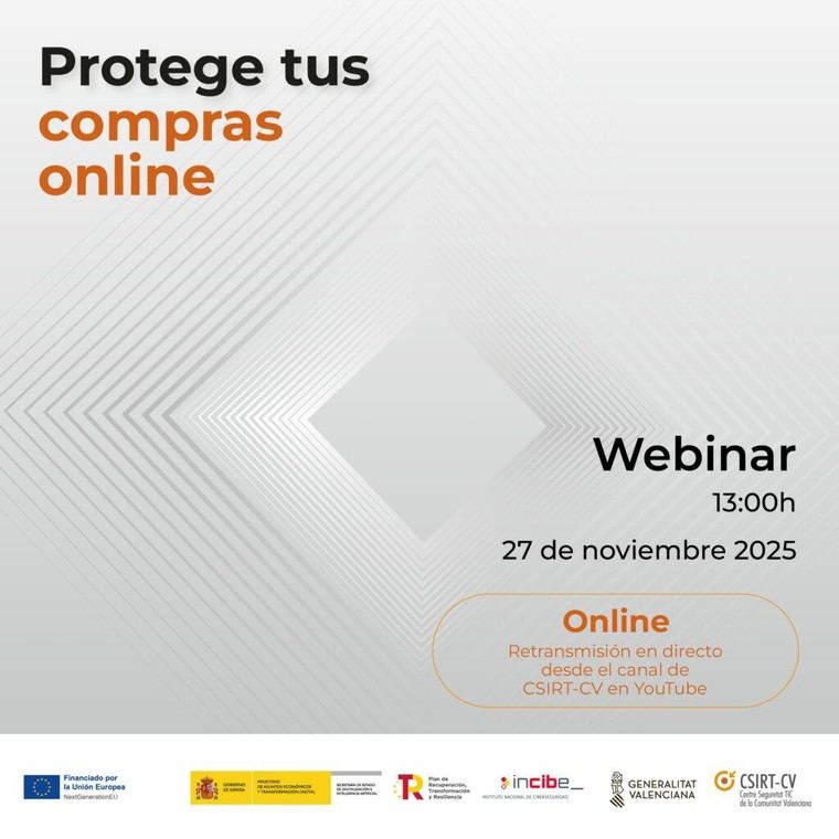 La Generalitat inicia campañas de ciberseguridad para proteger las compras online en Navidad y Black Friday
