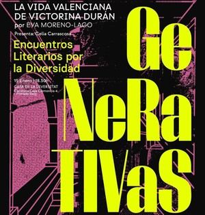 La Generalitat lanza 'Generativas', un ciclo literario para promover la diversidad y el bienestar social