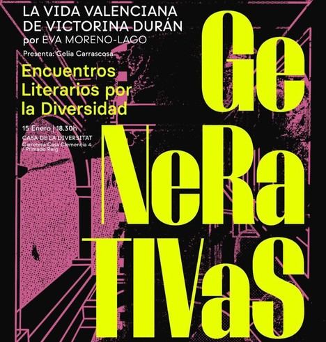 La Generalitat lanza 'Generativas', un ciclo literario para promover la diversidad y el bienestar social