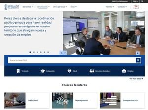 La Generalitat lanza un nuevo portal web para mejorar la accesibilidad y la relación con los ciudadanos y empresas