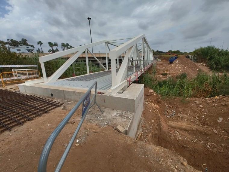 La Generalitat avanza en la nueva pasarela de Alcàsser para mejorar su resistencia ante inundaciones
