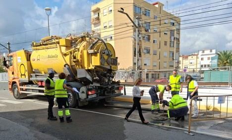 Inician reparaciones en el alcantarillado de Carlet tras las inundaciones