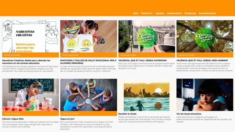 Más de 8.000 solicitudes para los nuevos proyectos educativos municipales en València