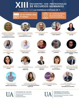 Encuentro de Recursos Humanos en la Universidad de Alicante el 20 de marzo