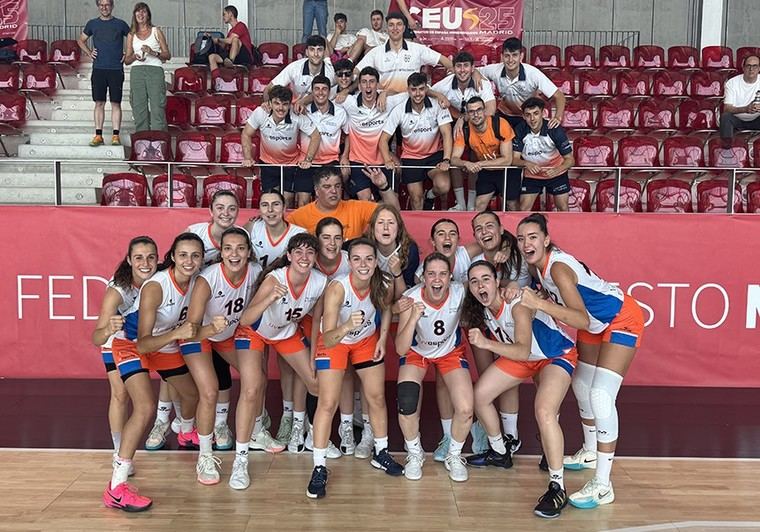 La Universitat de València gana el oro en baloncesto femenino universitario