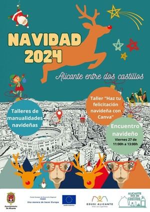 Inician actividades navideñas en Alicante con un taller de Canva el 9 de diciembre