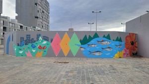 Arte urbano transforma muros de saneamiento en espacios de concienciación ambiental en València