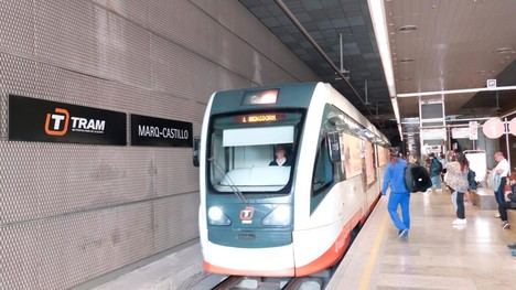 Los usuarios del TRAM d’Alacant tardan 7,58 minutos en llegar a las estaciones