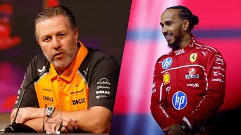 Zak Brown de McLaren ve a Hamilton como candidato al título en 2025