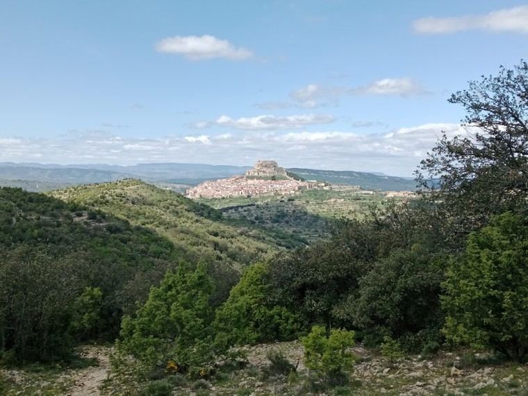 Modifican el sendero GR7 en Morella para mayor seguridad de los senderistas